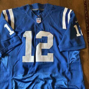 Nike On Field NFL Indianapolis Colts Andrew Luck #12 Jersey Blue Size 48 Players